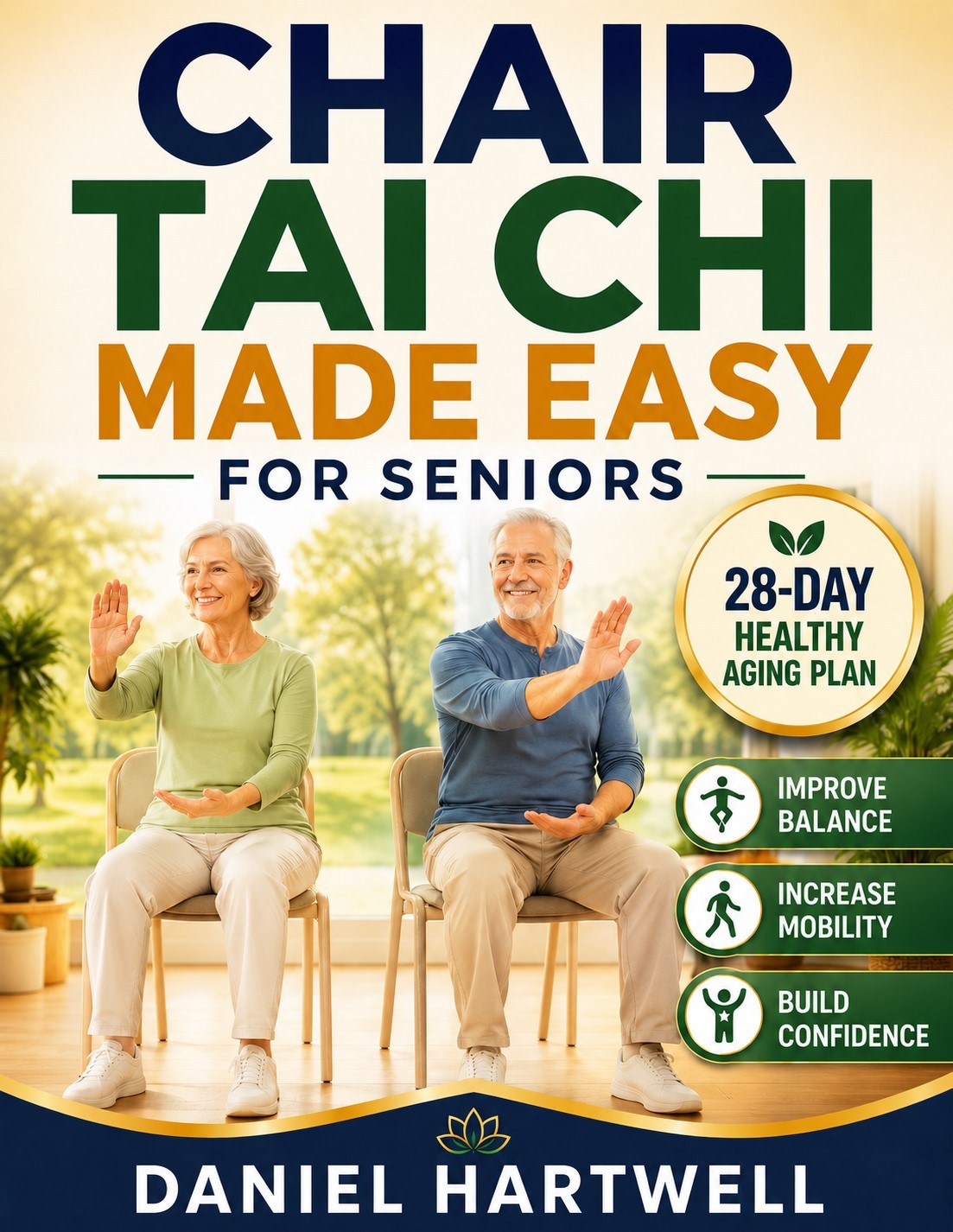 Cover of Chair Tai Chi Made Easy for Seniors by Daniel Hartwell